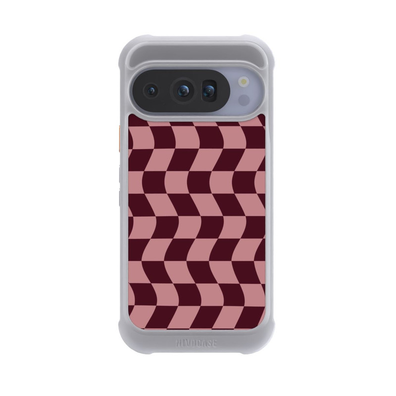 Pixel 10 Pro NIVOmax Schachbrett Rot-Rosa