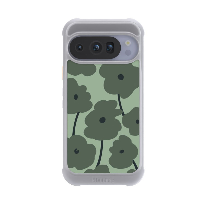 Pixel 10 Pro NIVOmax Fleurs Minimalistes Vertes