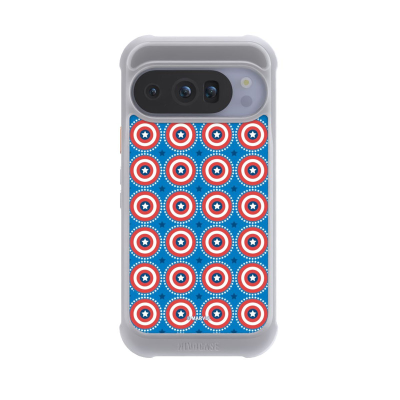 Pixel 10 Pro NIVOmax Captain American Shield Pattern