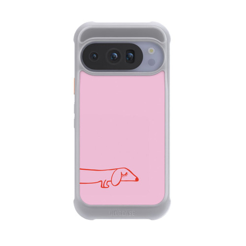 Google Pixel 10 Pro NIVOmax Dachshund Illustration Pink