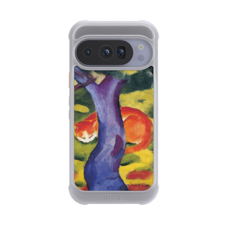 Pixel 10 Pro NIVOmax Katze hinter Einem Baum von Franz Marc