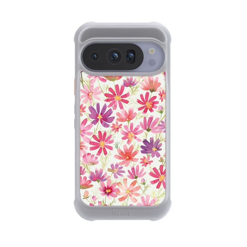 Pixel 10 Pro NIVOmax Boho Cosmos Flowers Purple