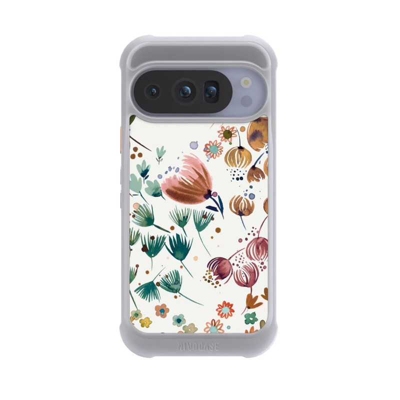 Pixel 10 Pro NIVOmax Spring Buds Green Orange