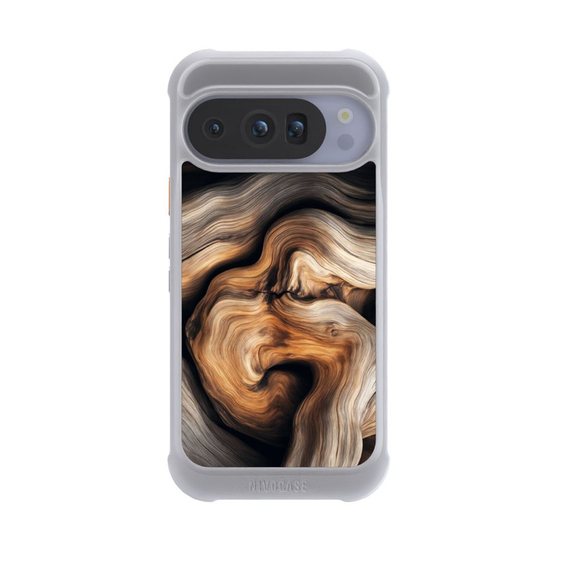 Pixel 10 Pro NIVOmax Rustikales Holz mit KI