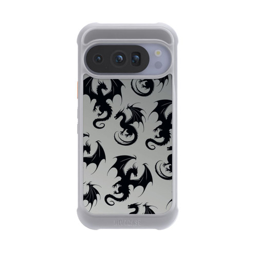 Google Pixel 10 Pro NIVOmax Dragon Pattern Grey