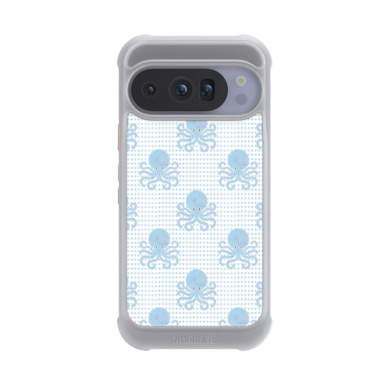 Pixel 10 Pro NIVOmax Blue Watercolor Octopus