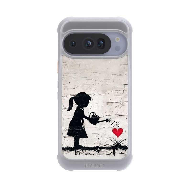 Pixel 10 Pro NIVOmax Girl Watering Bunch of Flowers 