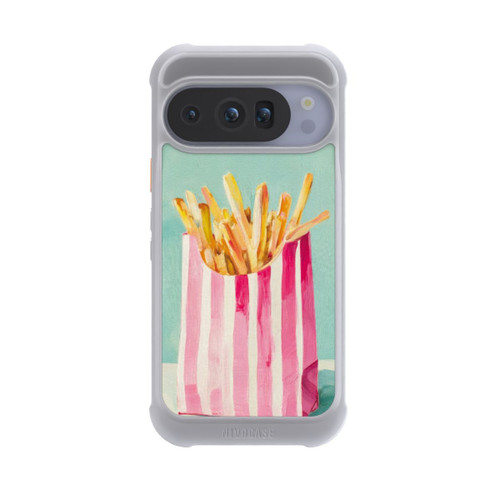 Google Pixel 10 Pro NIVOmax Retro Pommes Blau Watercolor