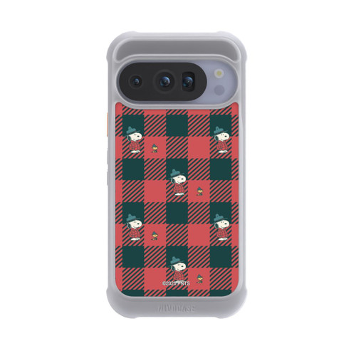 Google Pixel 10 Pro NIVOmax Peanuts Red Tartan Pattern