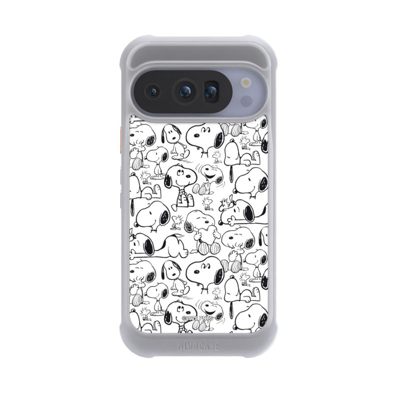 Pixel 10 Pro NIVOmax Classic Snoopy Pattern White