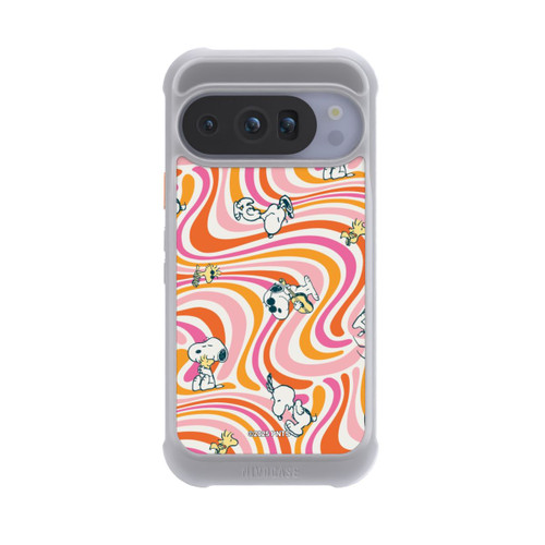 Google Pixel 10 Pro NIVOmax Peanuts Hippie Pattern Orange