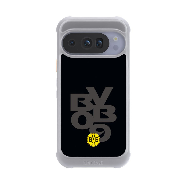 Pixel 10 Pro NIVOmax BVB09 Grau Schwarz