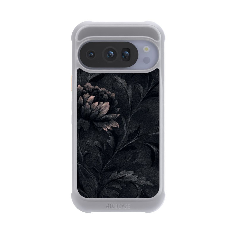 Pixel 10 Pro NIVOmax Dunkles Blumenmuster Vintage