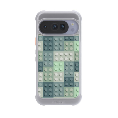 Google Pixel 10 Pro NIVOmax Green Blocks Pattern