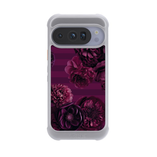 Google Pixel 10 Pro NIVOmax Majestic Baroque Blossom Dream Burgundy Pink with AI