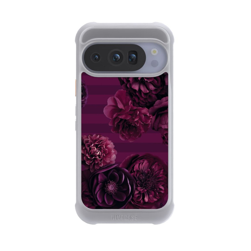 Pixel 10 Pro NIVOmax Majestic Baroque Blossom Dream Burgundy Pink with AI