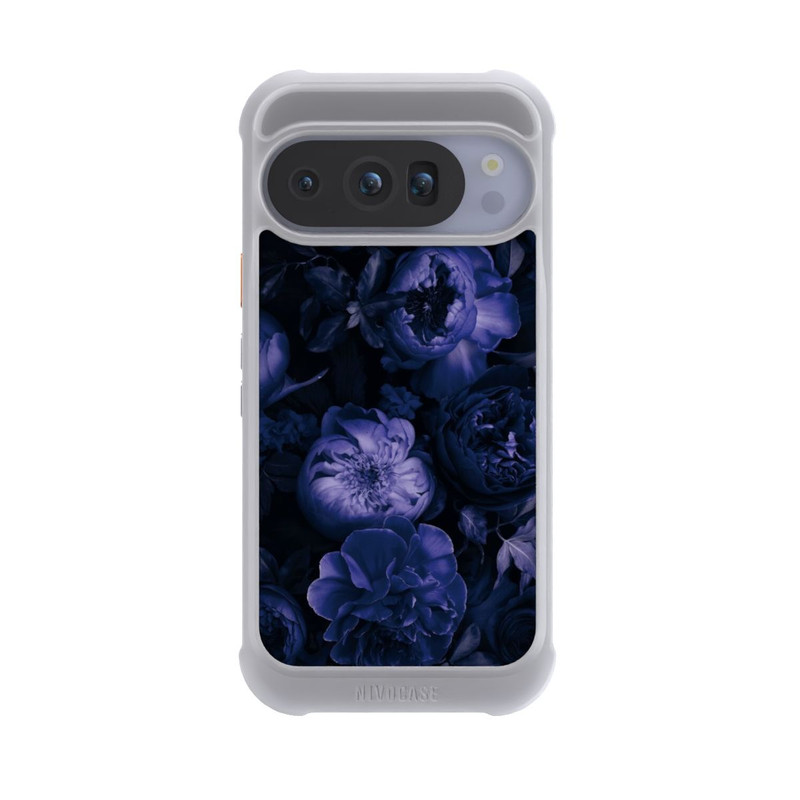 Pixel 10 Pro NIVOmax Victorian Grandeur Large Flowers Purple Mit KI
