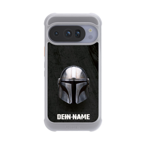 Google Pixel 10 Pro NIVOmax Star Wars Mandalorian Black Helmet Personalisierbar