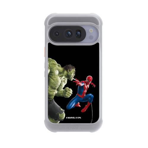 Google Pixel 10 Pro NIVOmax Spider-Man und Hulk