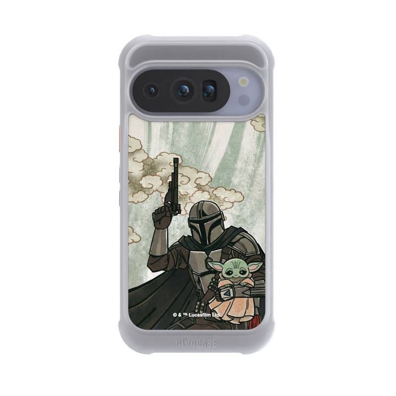 Pixel 10 Pro NIVOmax Mandalorian and Child style japonais