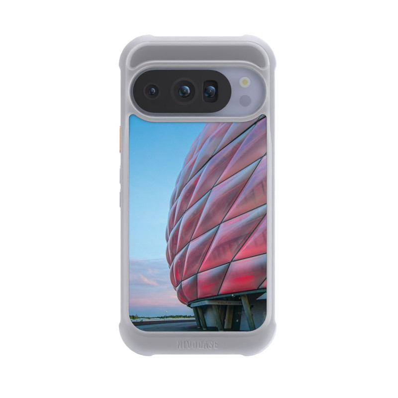 Pixel 10 Pro NIVOmax FC Bayern Allianz Arena Morgenröte
