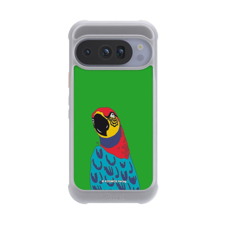 Pixel 10 Pro NIVOmax Drei Fragezeichen und der Super-Papagei