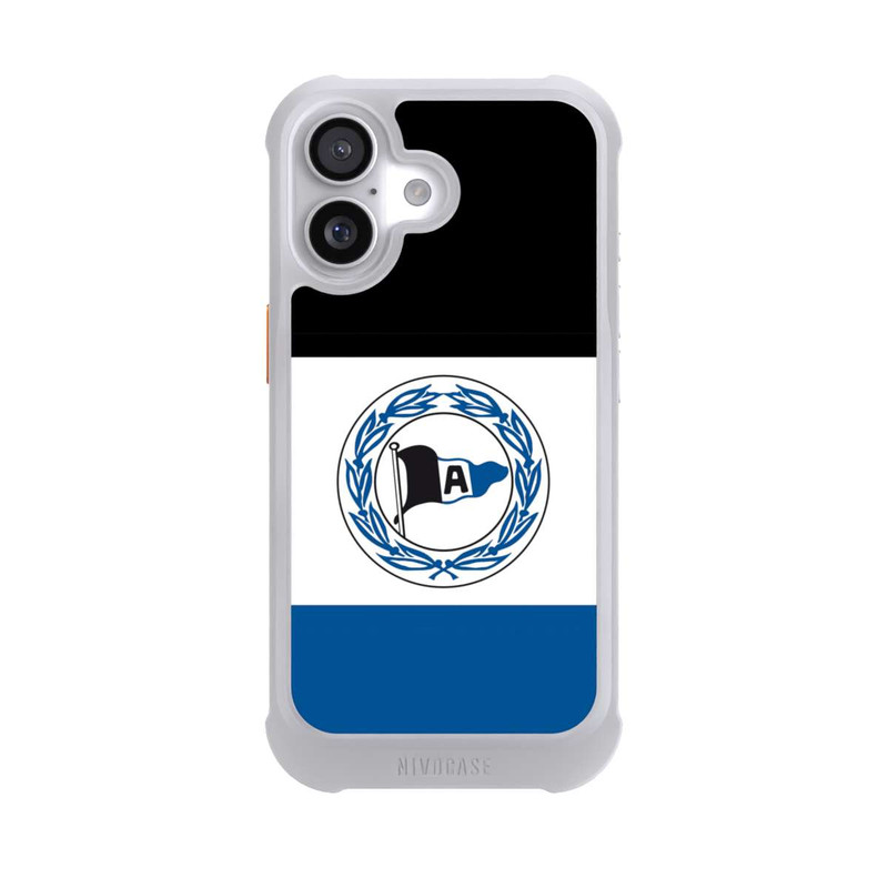 iPhone 17 NIVOmax Arminia Bielefeld Schwarz Weiss Blau