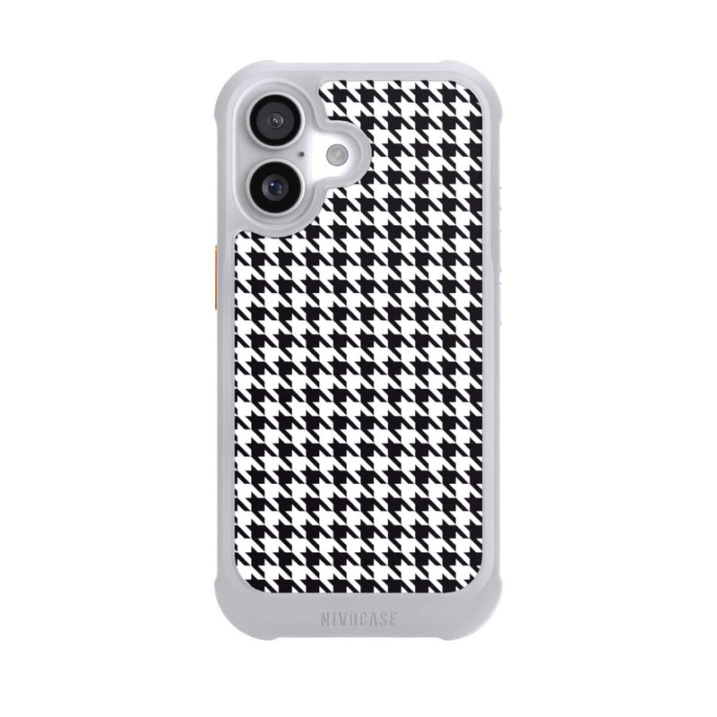 iPhone 17 NIVOmax Houndstooth black-white