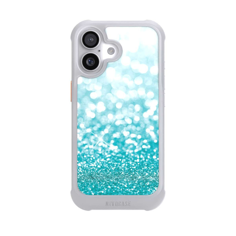 iPhone 17 NIVOmax Pluie de Paillettes Pétroles Look