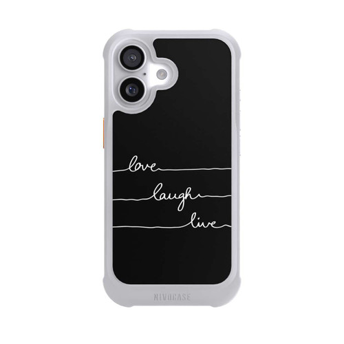  NIVOmax Love Laugh Live weiß/schwarz
