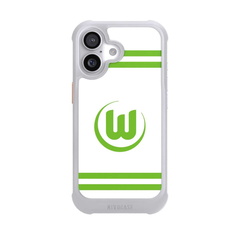iPhone 17 NIVOmax VfL Wolfsburg Banderole Weiß