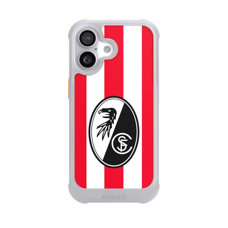 iPhone 17 NIVOmax SC Freiburg - Rot Gestreift