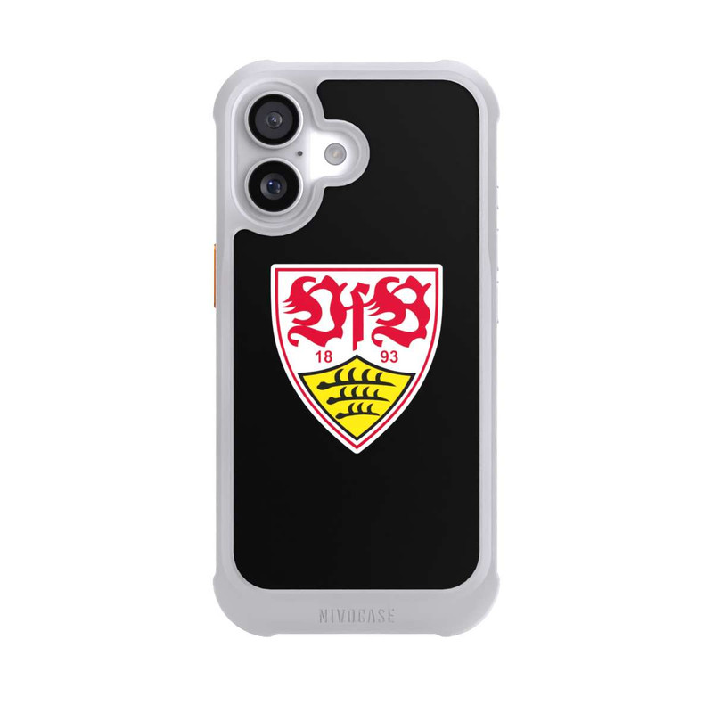iPhone 17 NIVOmax VfB Stuttgart Wappen Schwarz