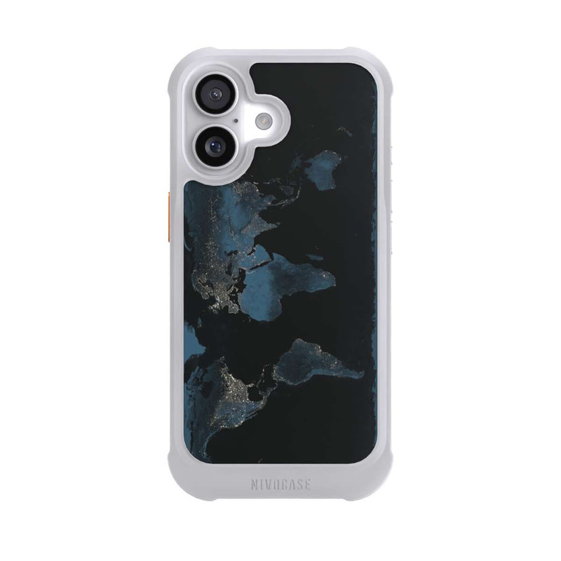 iPhone 17 NIVOmax Carte du Monde Nuit