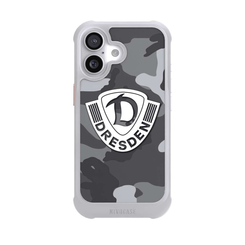 iPhone 17 NIVOmax Dresden Camouflage Grau - Dynamo Dresden