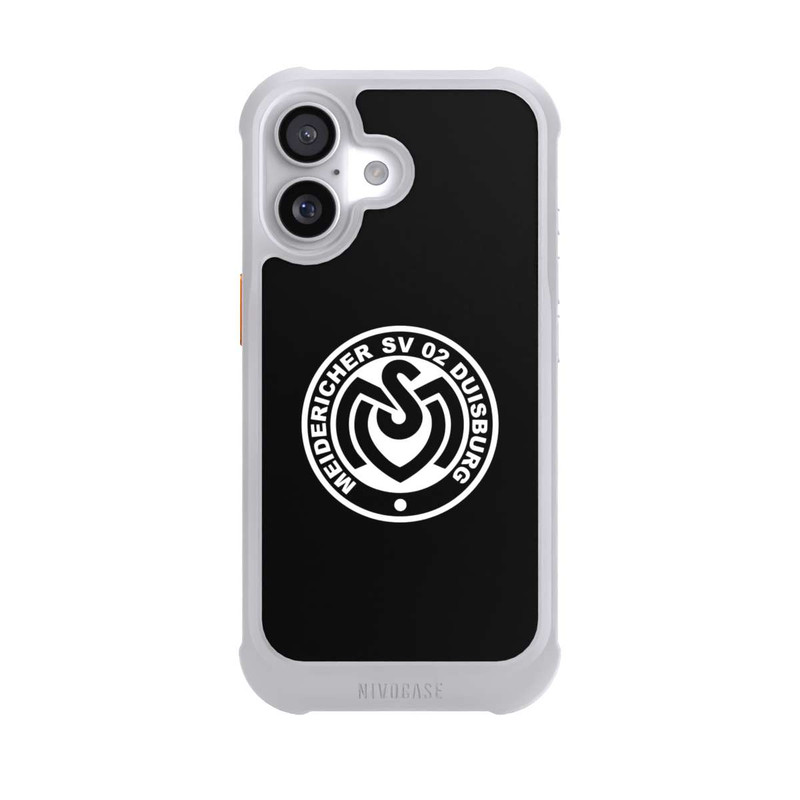 iPhone 17 NIVOmax MSV Logo auf Schwarz