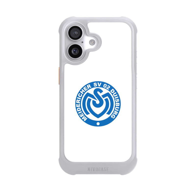 iPhone 17 NIVOmax MSV Logo auf Weiß