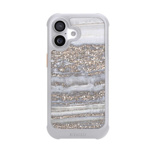  NIVOmax White Glitter Marble Look