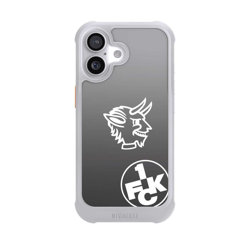 iPhone 17 NIVOmax Teufelskopf FCK auf Schwarz