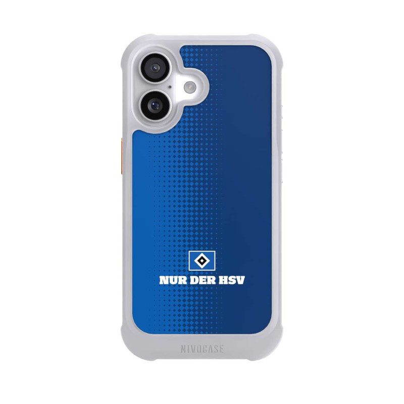 iPhone 17 NIVOmax Nur der HSV - Rautenraster Blau