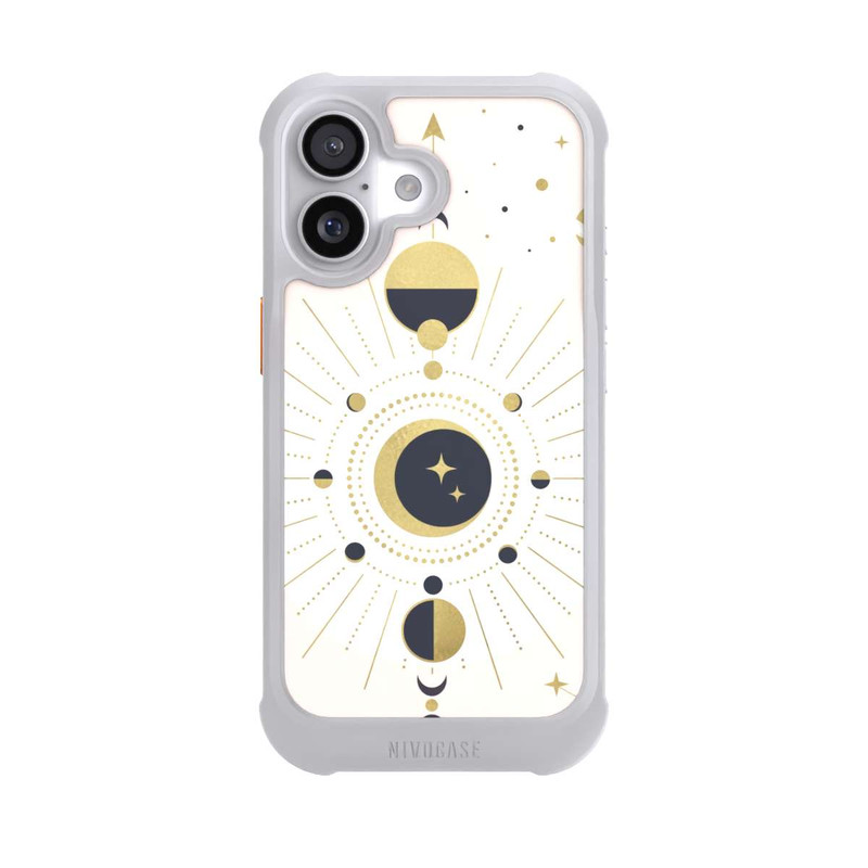 iPhone 17 NIVOmax Abstract Rose Gold Look