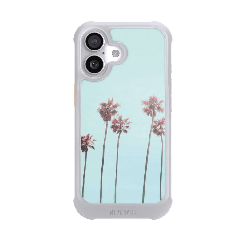 iPhone 17 NIVOmax Pink Light Paradise Beach Palm
