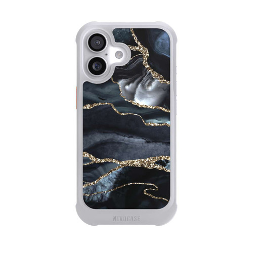  NIVOmax Dunkler Marmor Gold Glitzerlook