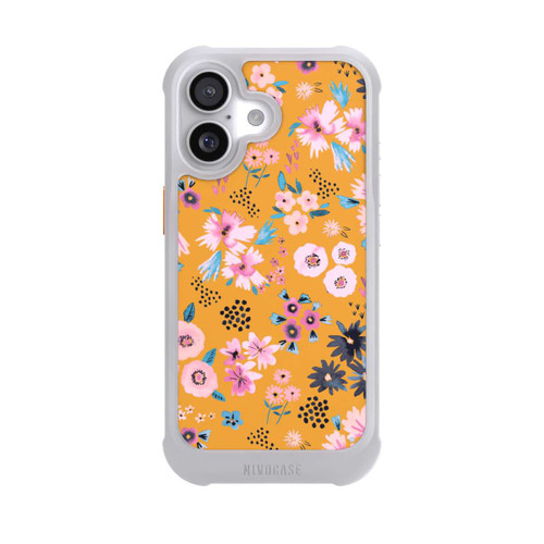 Apple iPhone 17 NIVOmax Petites Fleurs Jaune Moutarde