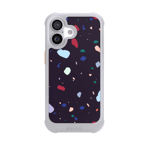  NIVOmax Moderner dunkel abgerundeter Terrazzo