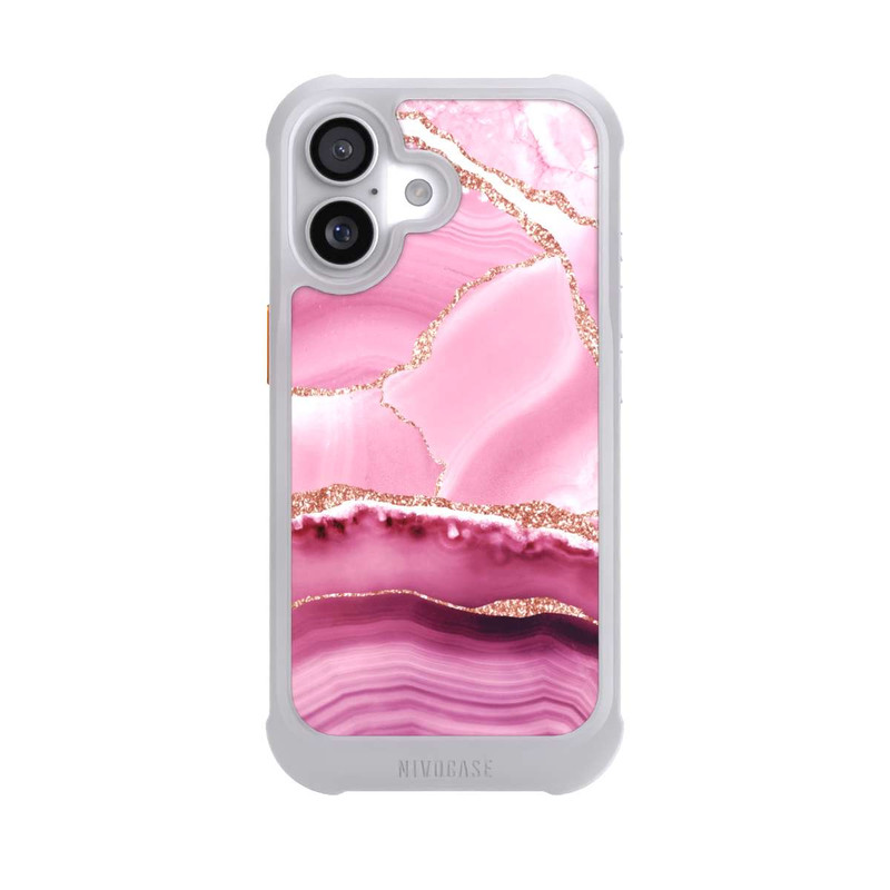 iPhone 17 NIVOmax Marbre Sirène Rose