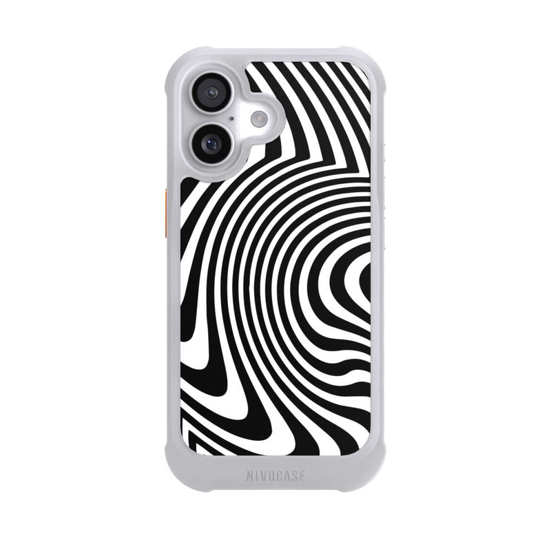 iPhone 17 NIVOmax Vagues noires et blanches