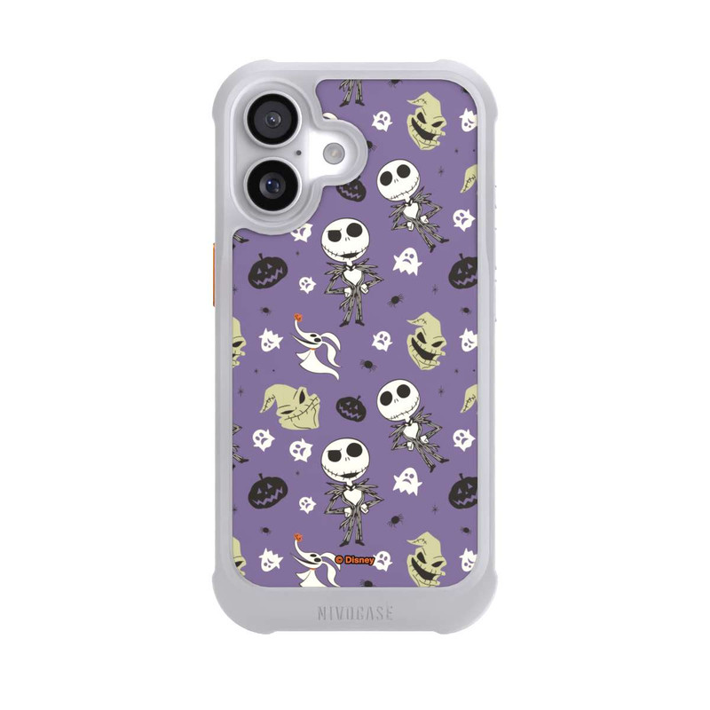 iPhone 17 NIVOmax Jack Purple Pattern Tim Burtons Nightmare before Christmas