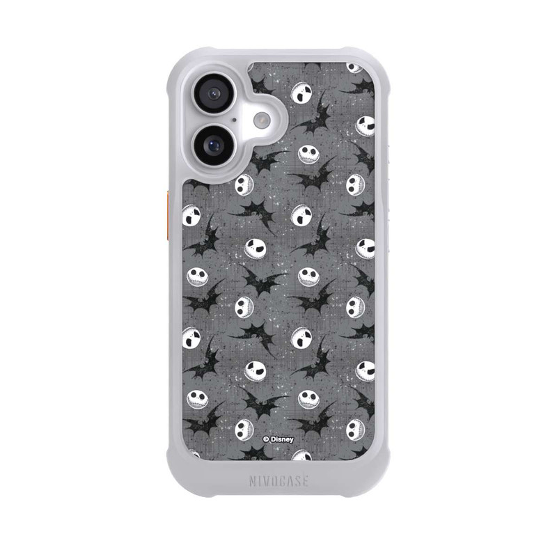 iPhone 17 NIVOmax Jack Grey Pattern Tim Burtons Nightmare before Christmas