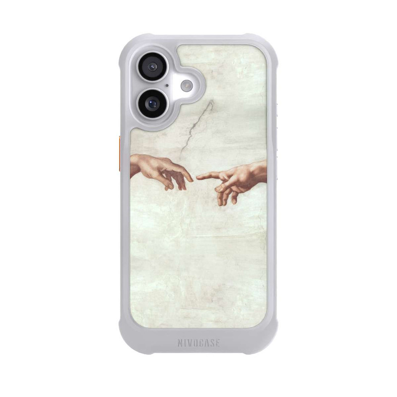 iPhone 17 NIVOmax Die Hände von Gott und Adam von Michelangelo Buonarroti
